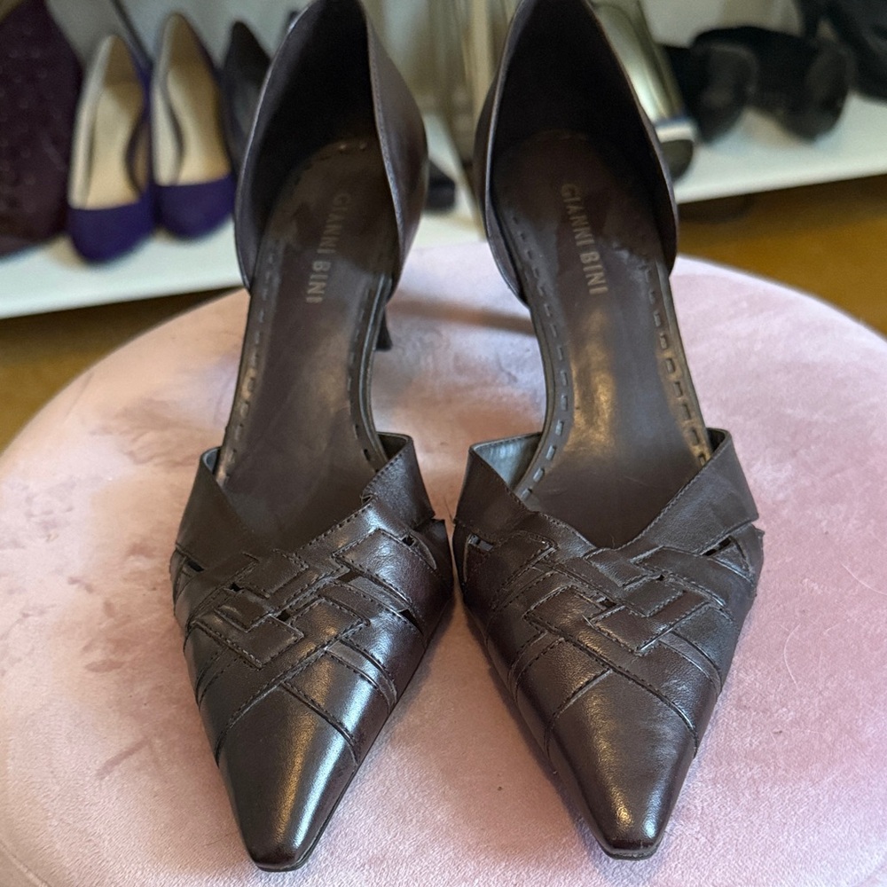Gianni Bini Dark Brown Heels
